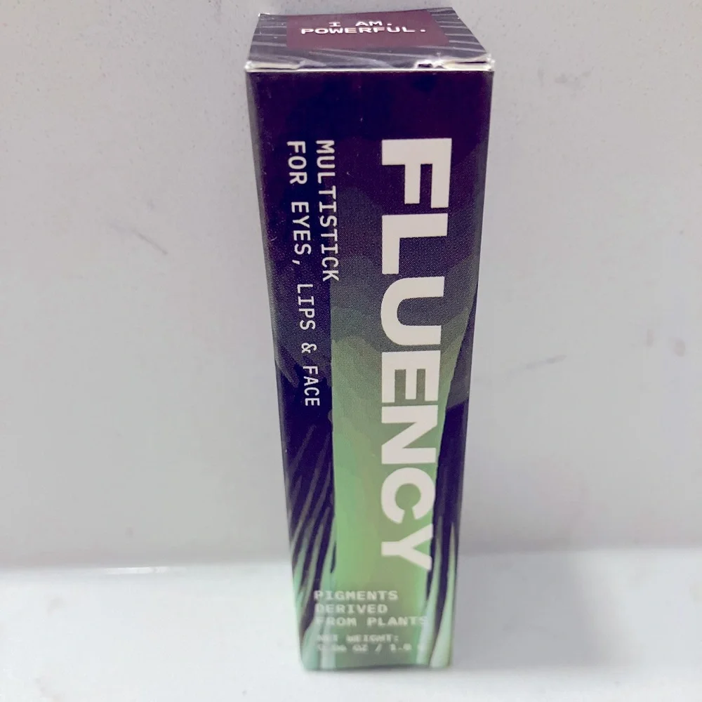 Fluency Eyes Lips & Cheeks Multistick “I Am Powerful” | Vegan Clean Beauty | NIB